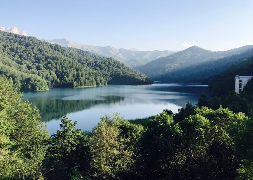Lake Goygol (Blue Lake), Goygol National Park, Azerbaijan
